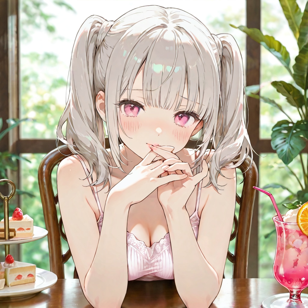 物憂げなカフェ