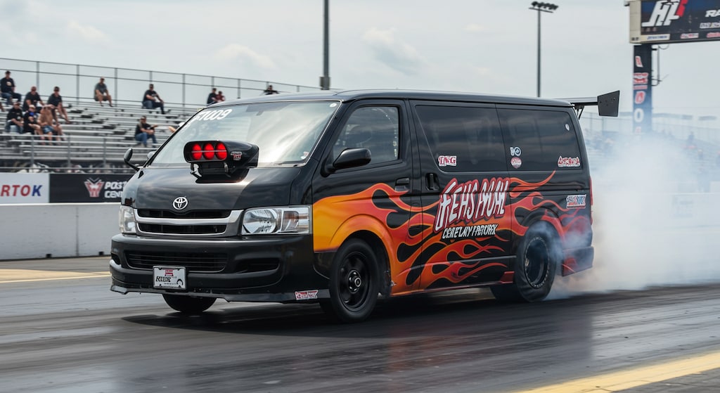 ハイエースドラッグカー