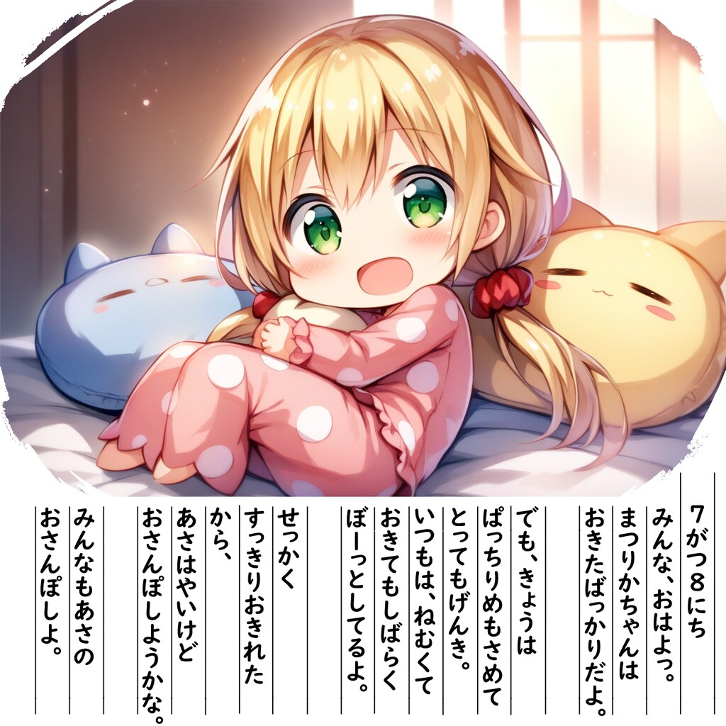 【絵日記】いいあさです