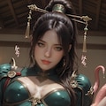【触手】女武将の熱舞 6枚目