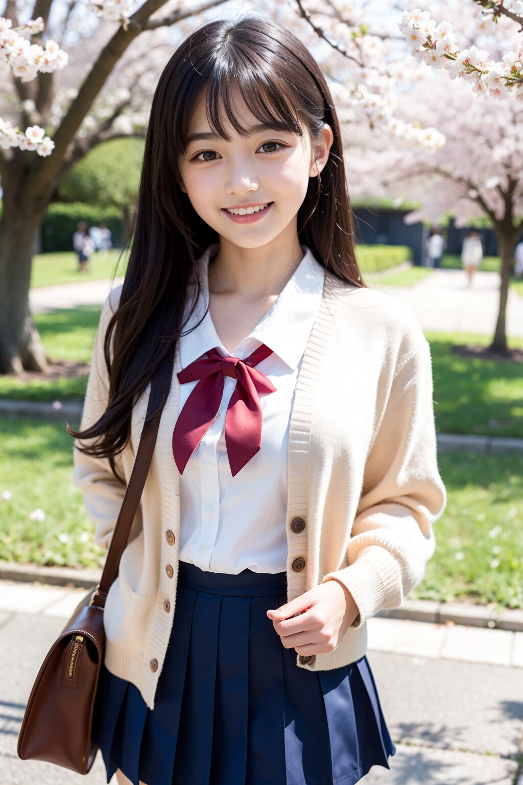 桜通りの女子高生