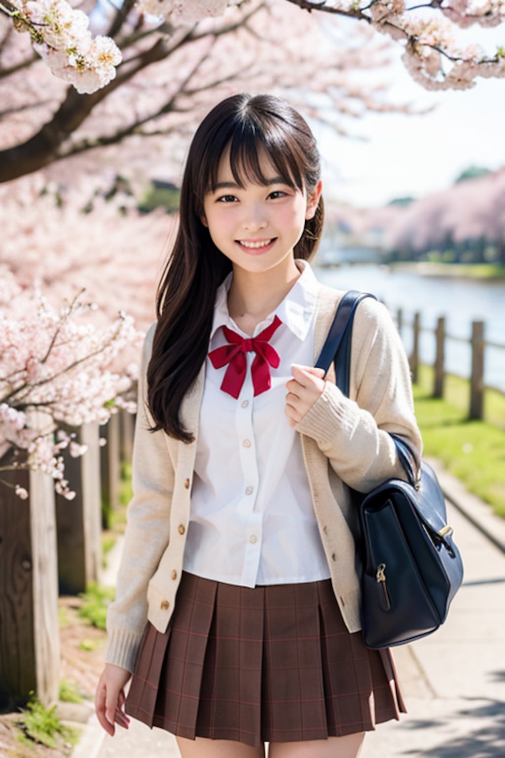 桜通りの女子高生