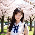 桜通りの女子高生 2枚目