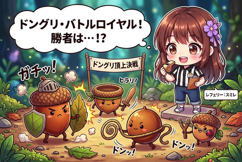 ドングリの見分け方