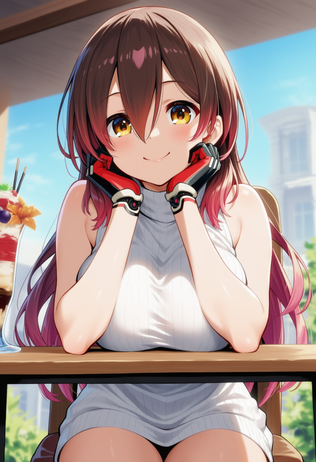カフェデート♡（ロボ子さん）