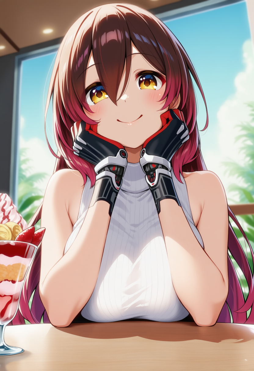 カフェデート♡（ロボ子さん）