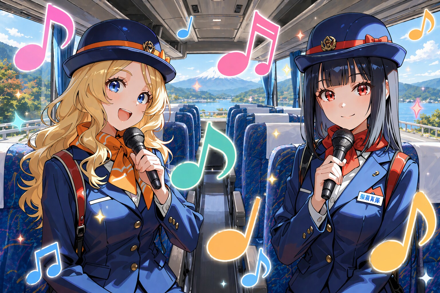 ちちぷいちゃん＆ししょちゃんのバスガイド