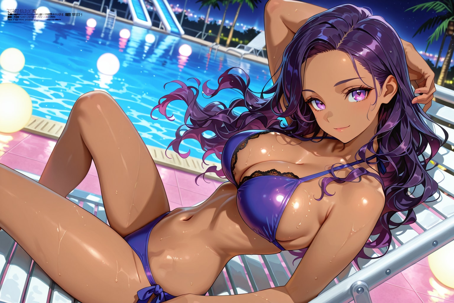 ナイトプールの踊り子さん