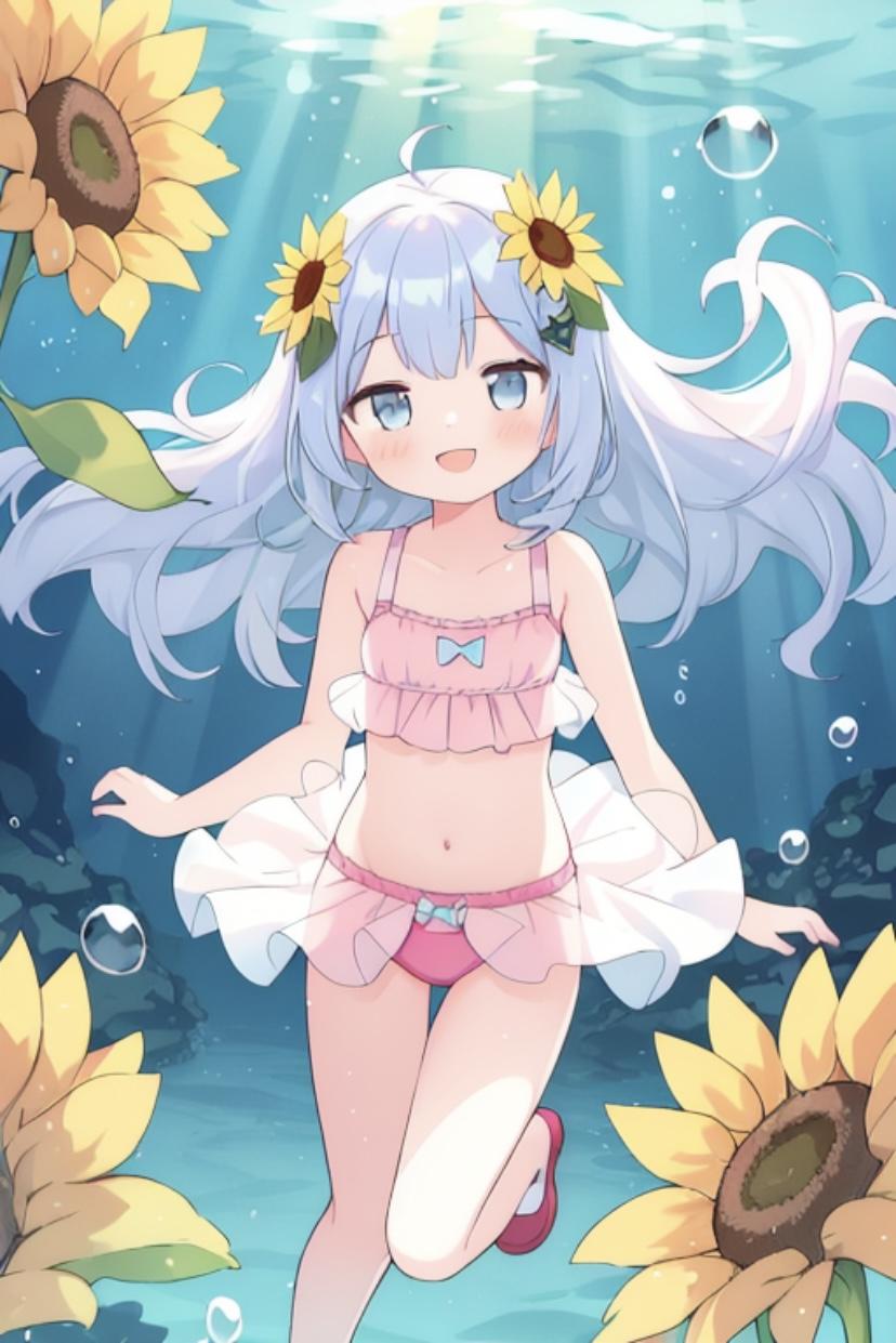 水中ひまわり24☆