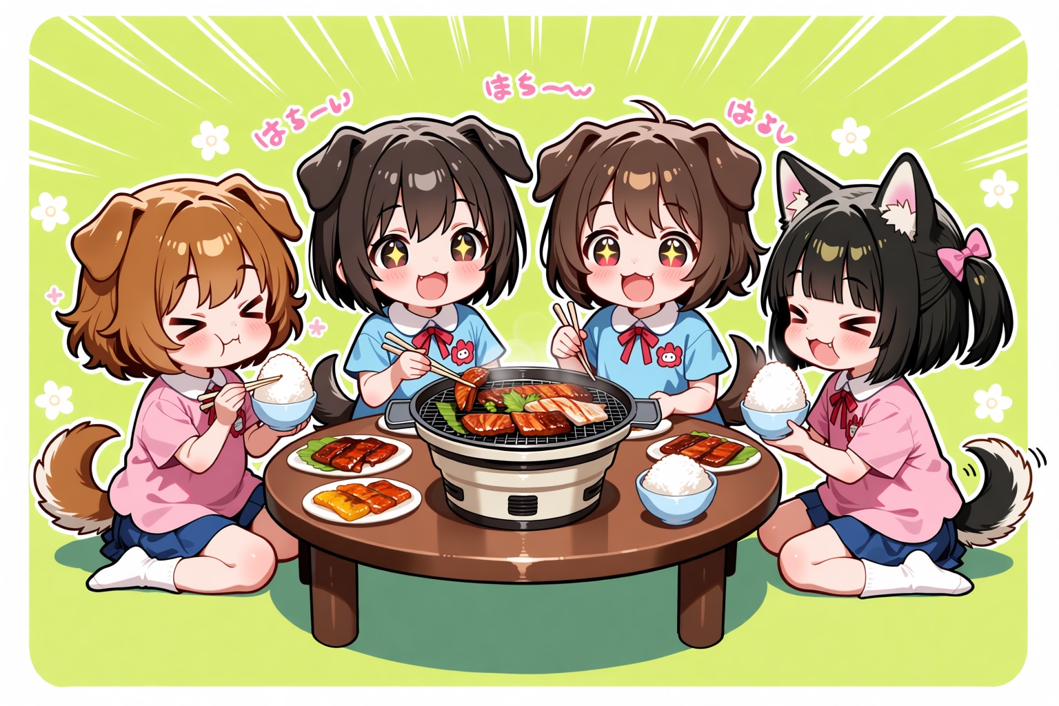 ８月２９日は焼き肉の日 | の人気AIイラスト・グラビア