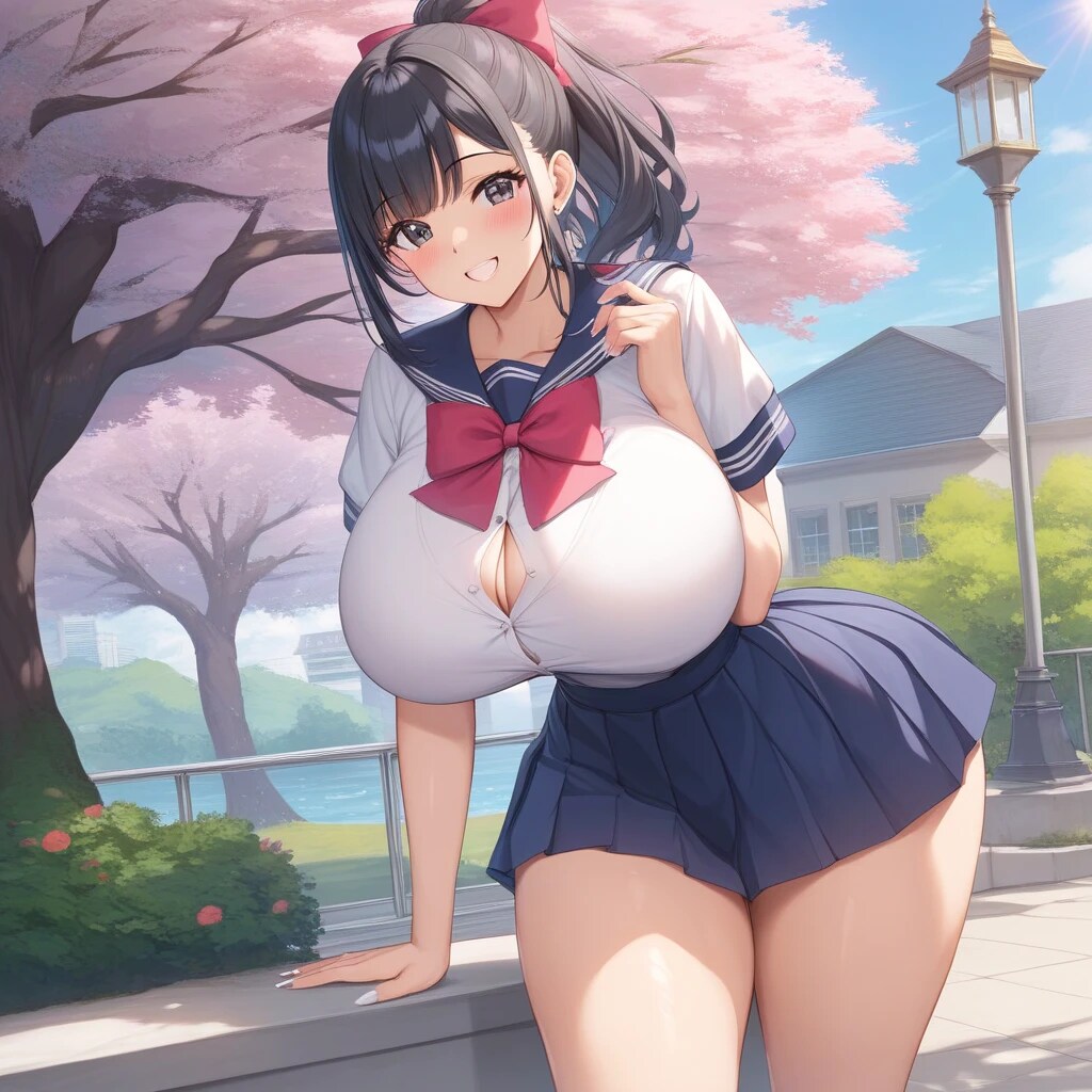 控えめに