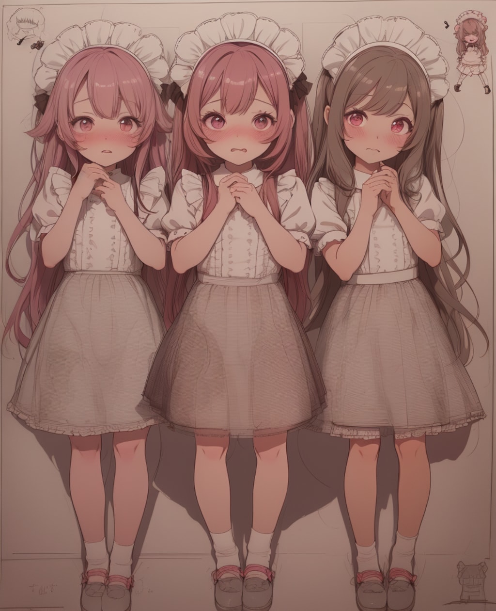 「トロ顔メイド喫茶」キャラクター設定原案的な