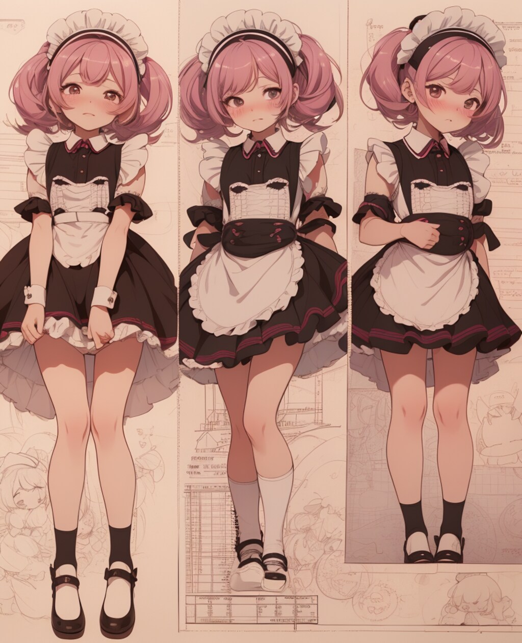 「トロ顔メイド喫茶」キャラクター設定原案的な