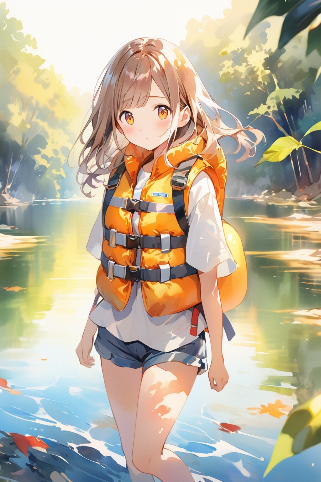 ライフジャケット。