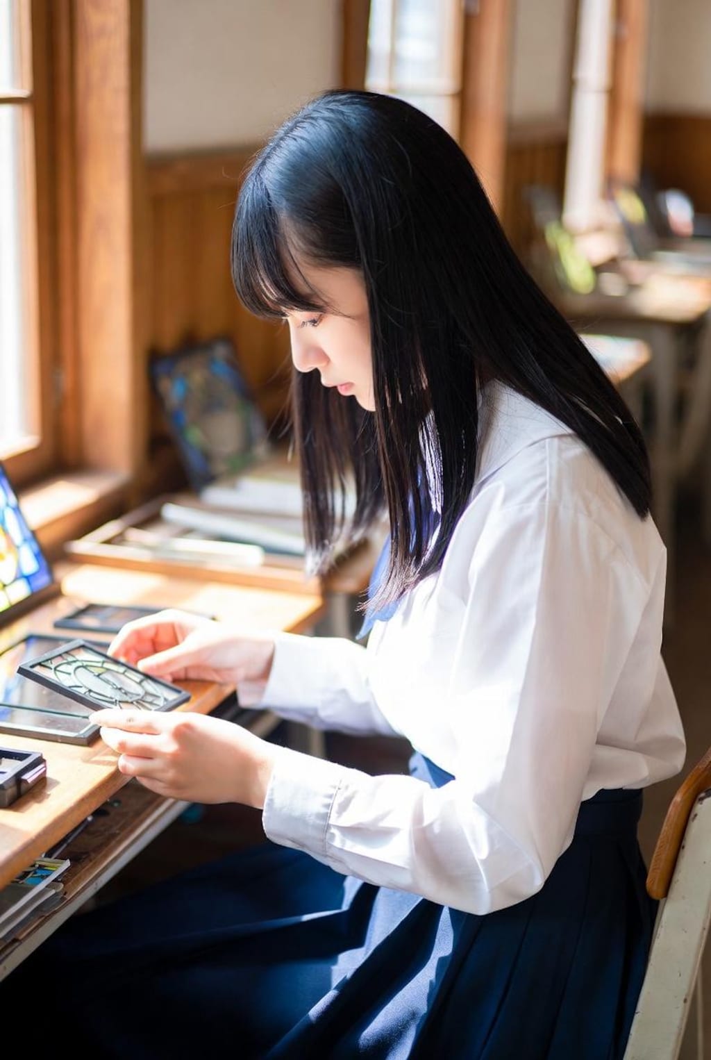 ステンドグラス的な