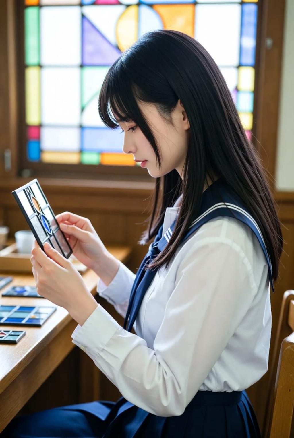 ステンドグラス的な