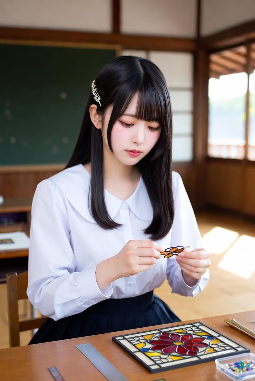 ステンドグラス的な