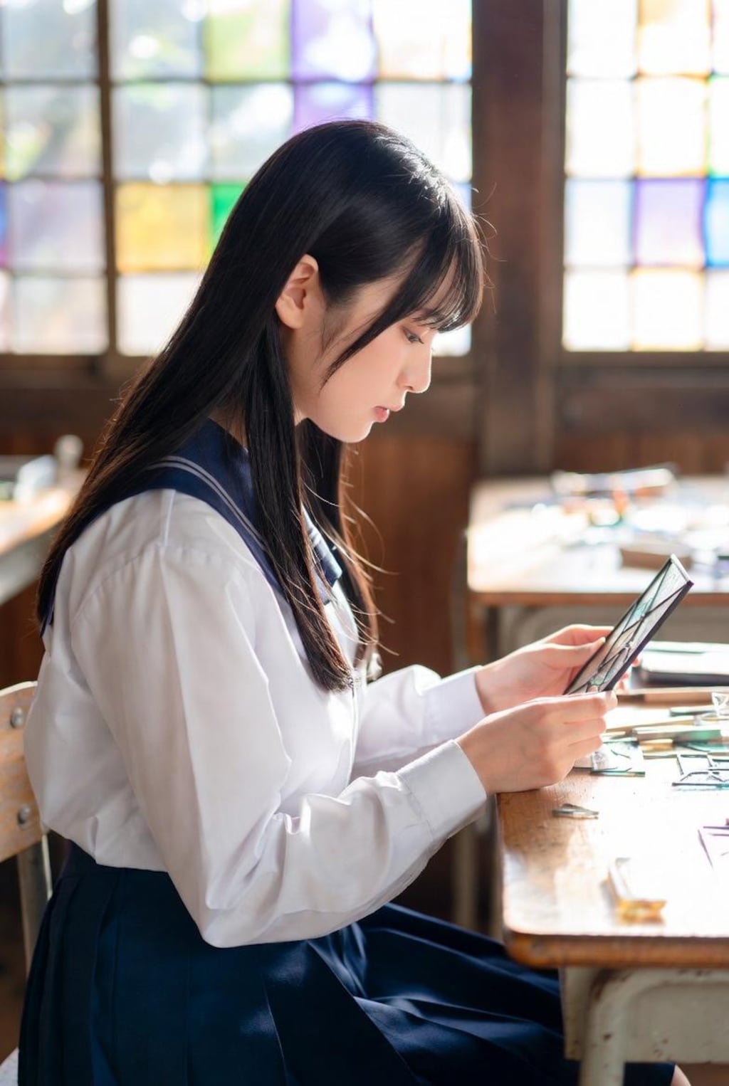 ステンドグラス的な