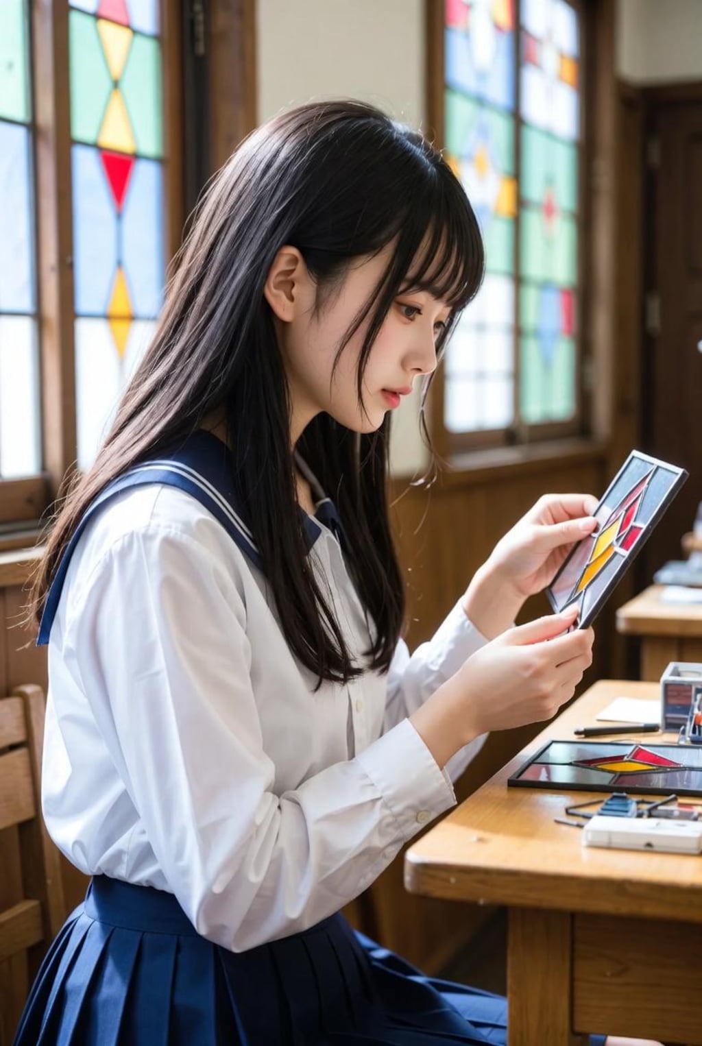 ステンドグラス的な