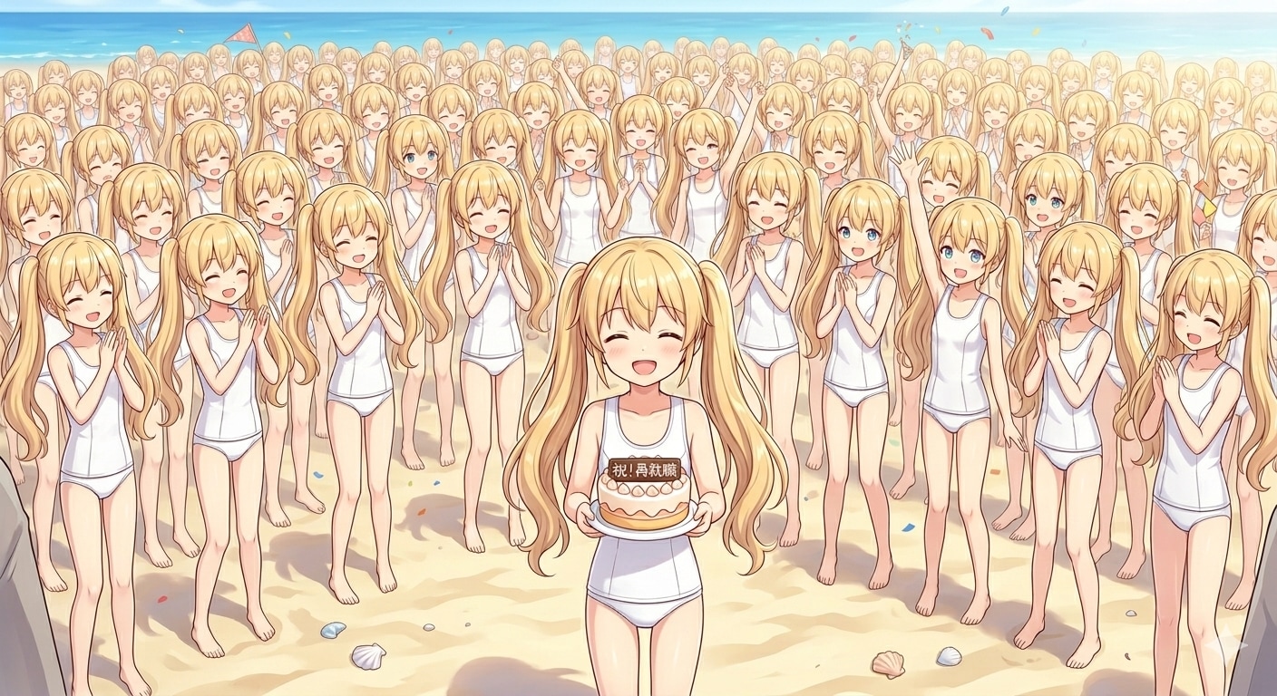 術者のクローン達に祝われる再就職 | の人気AIイラスト・グラビア