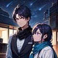 ショールを羽織った？黒髪短髪男性★（12枚） 10枚目