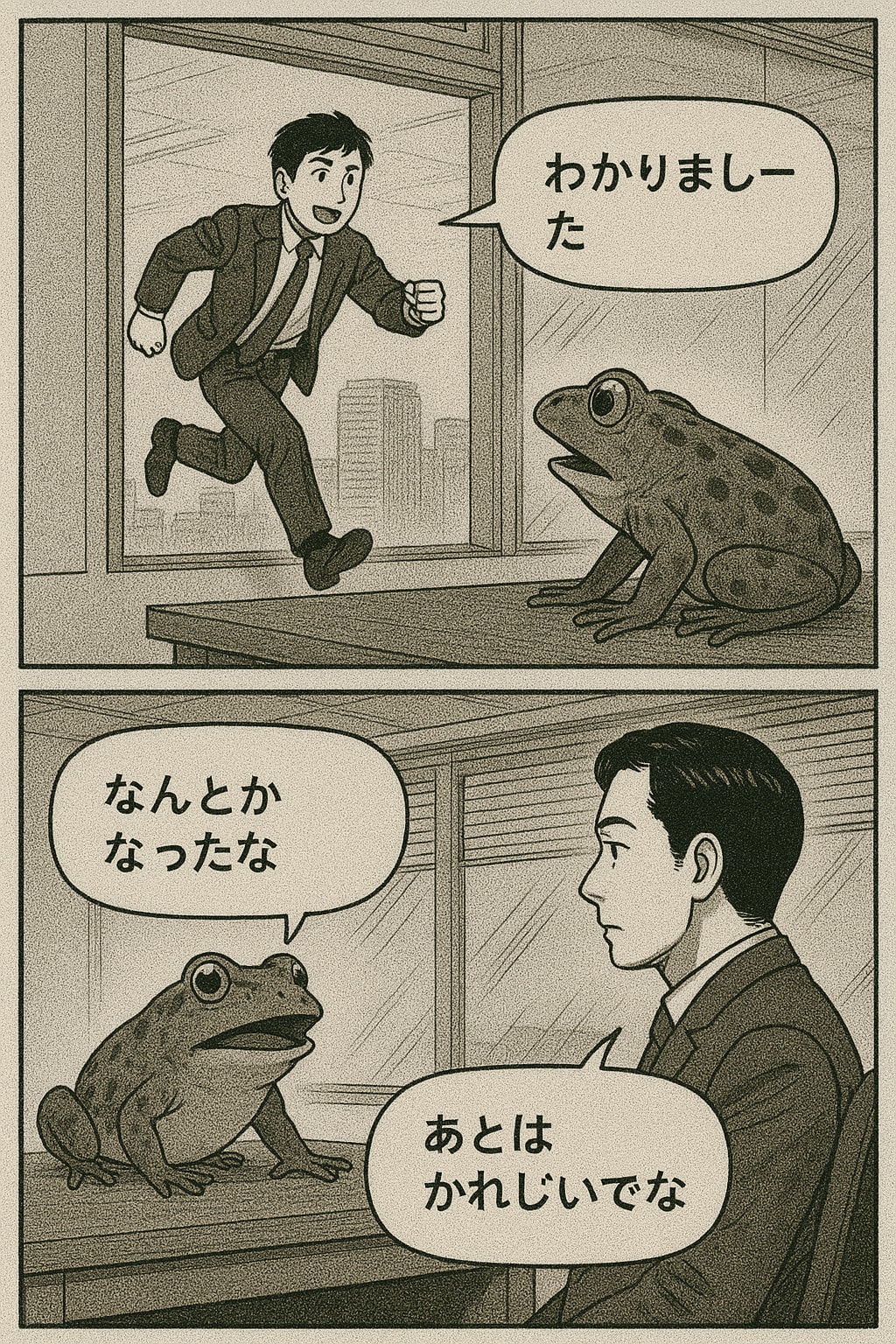 島なんとか風、くにへかえるんだな