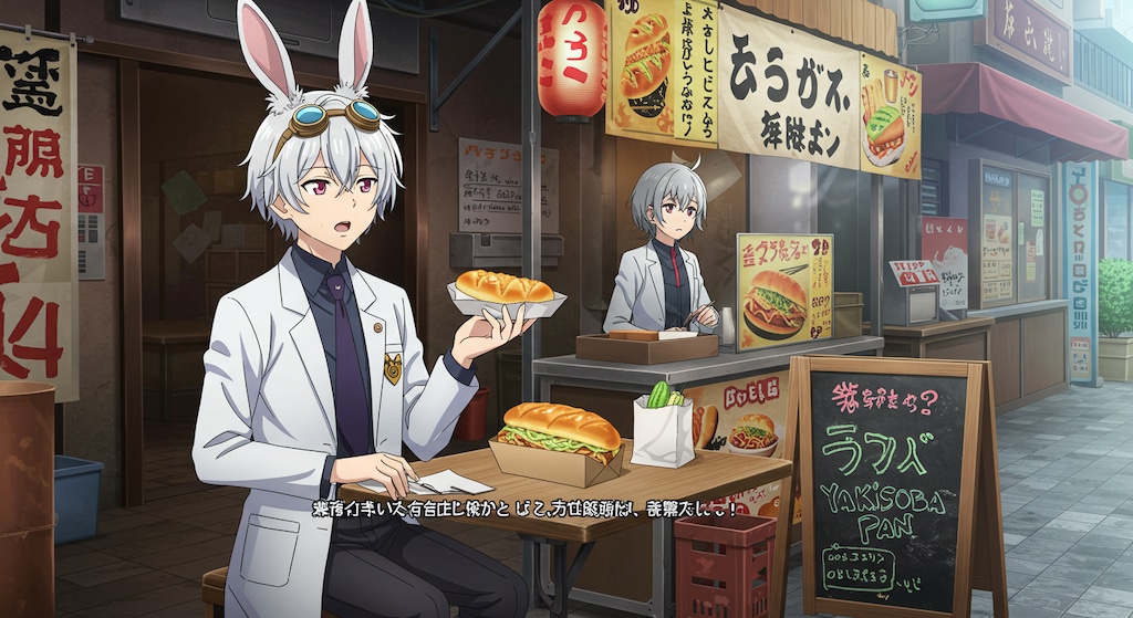 ゴーヤ焼きそばパン