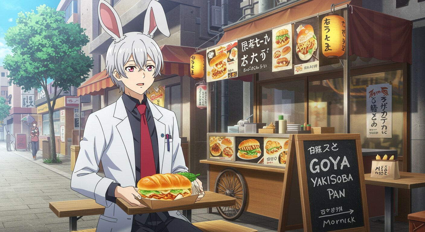 ゴーヤ焼きそばパン | の人気AIイラスト・グラビア