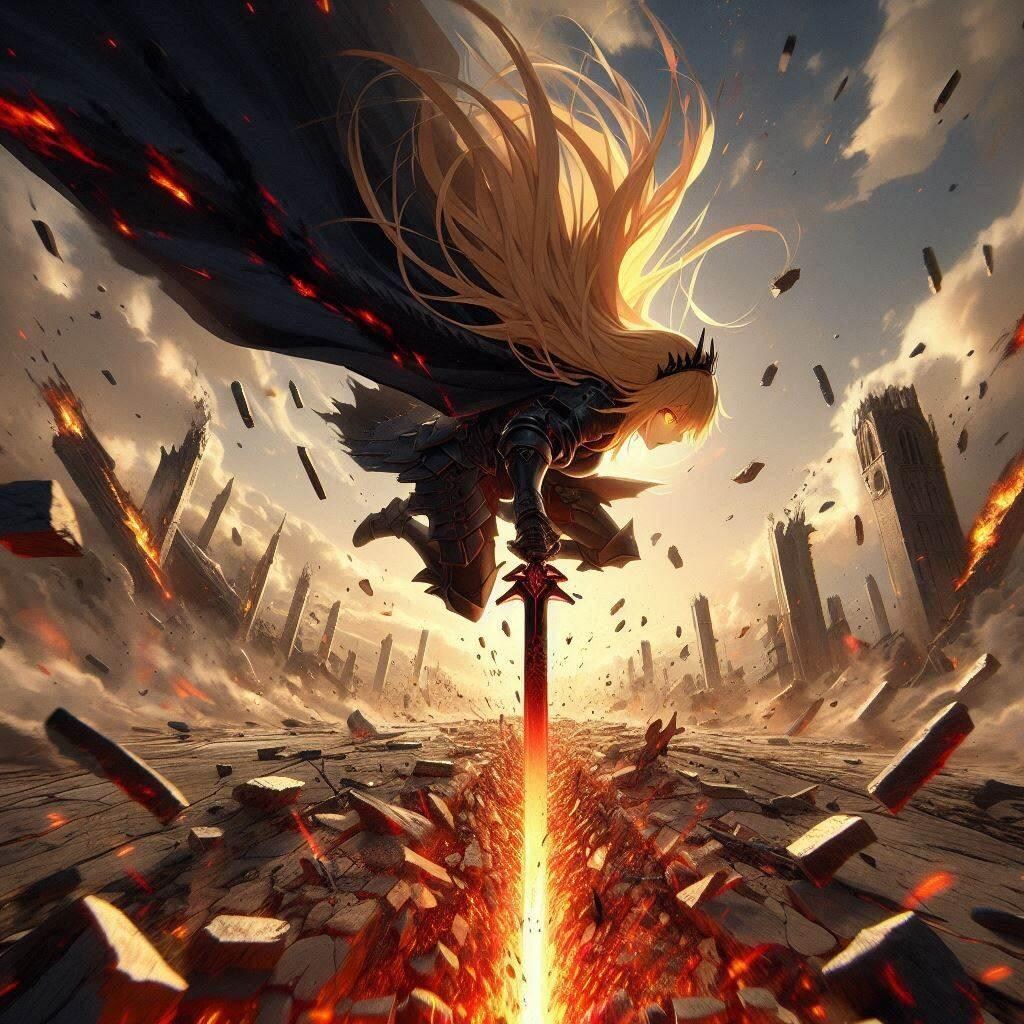 ブロンドの女騎士さん608