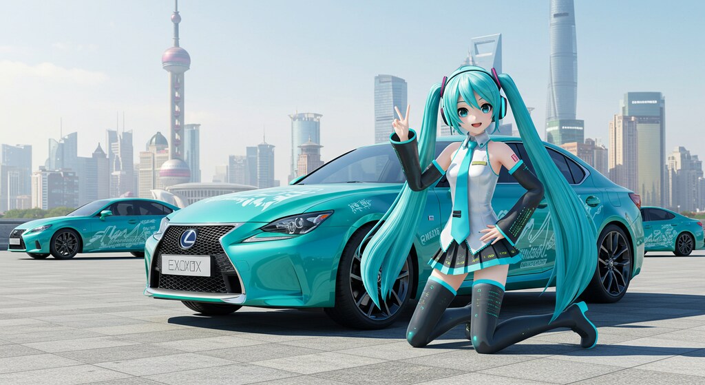 初音ミクとLEXUS