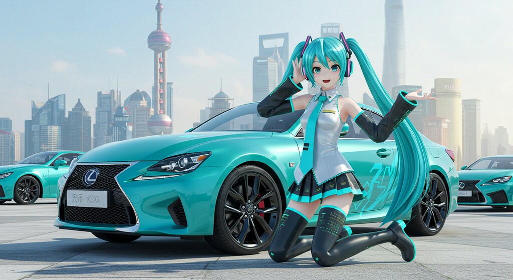 初音ミクとLEXUS