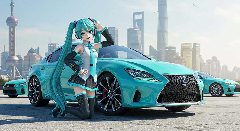 初音ミクとLEXUS