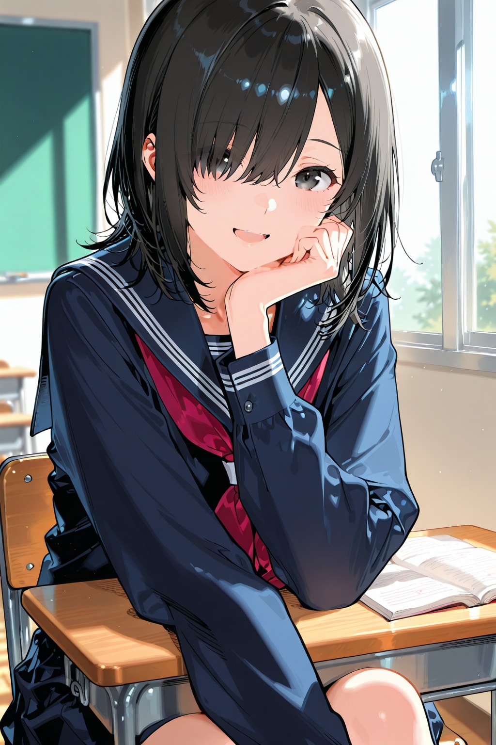 めかくれ女子＃８５ | の人気AIイラスト・グラビア