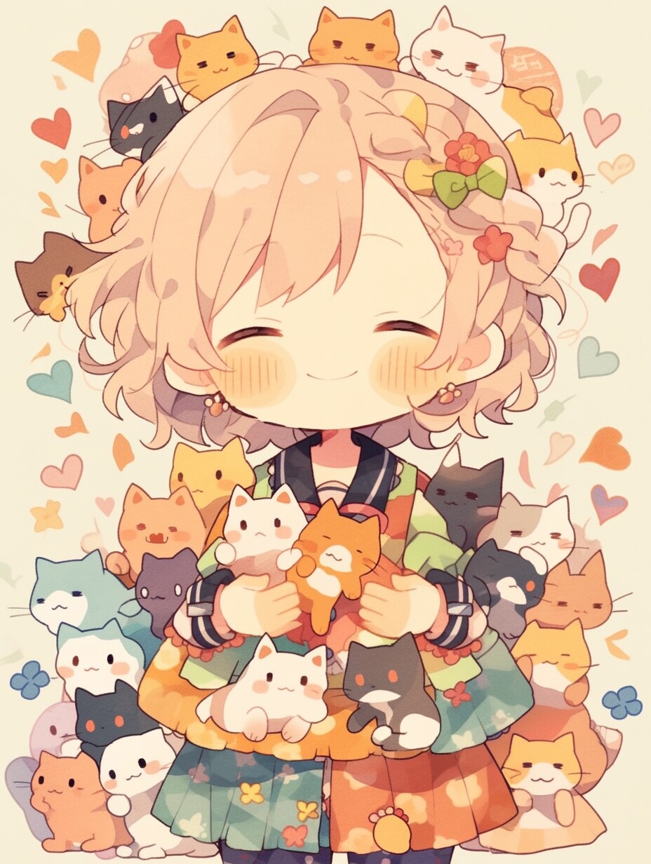 猫に埋まる