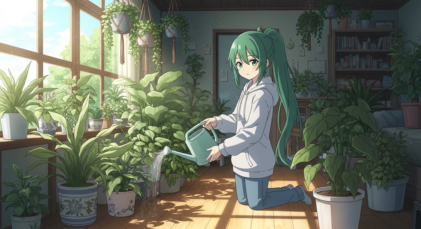 緑ぽにちゃんの部屋 | の人気AIイラスト・グラビア