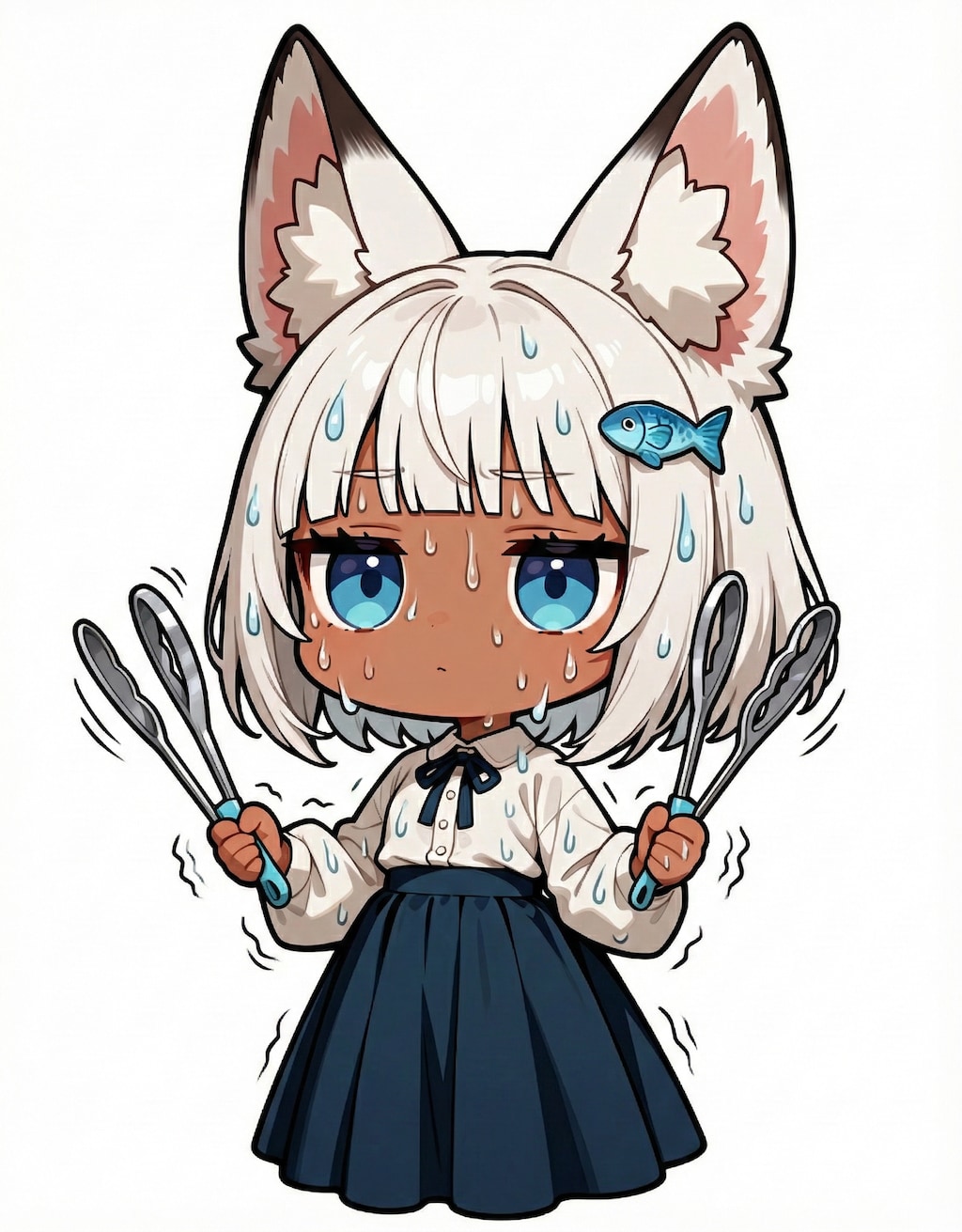 トングカチカチ我慢失敗！！