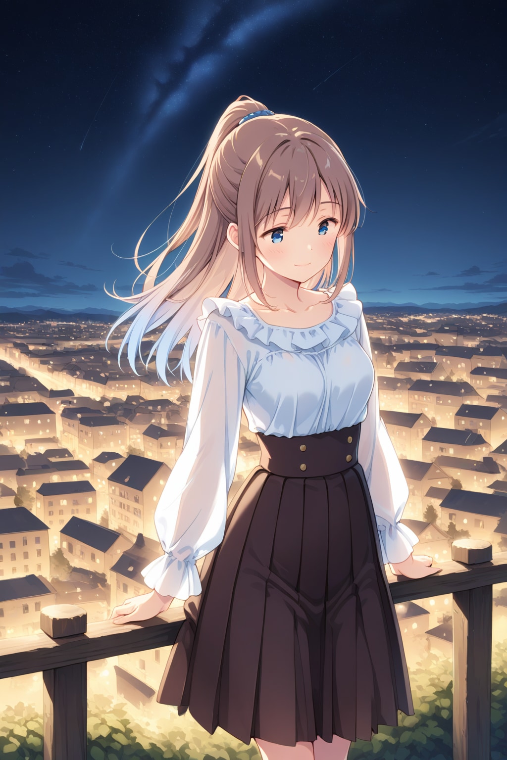 光溢れる夜景