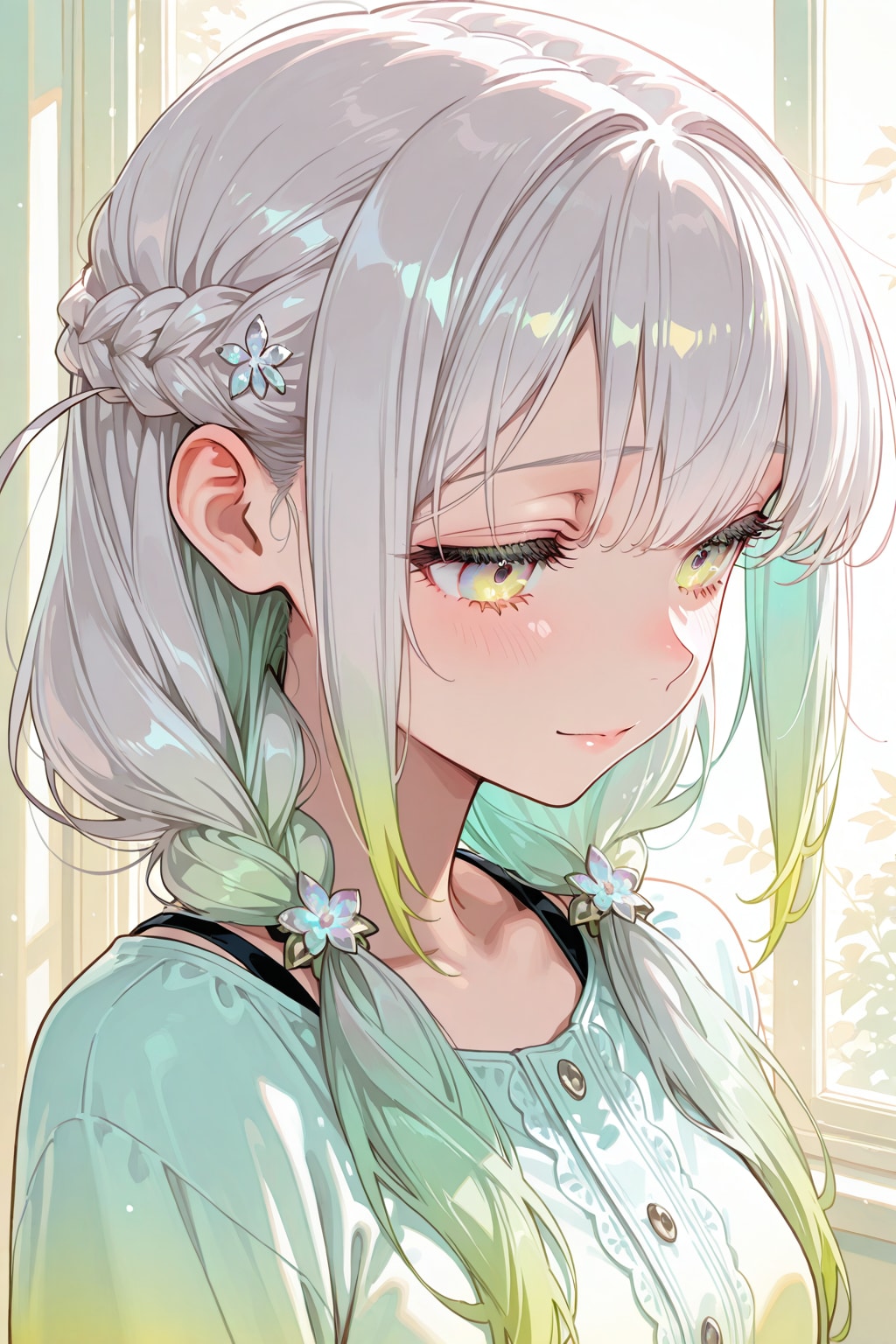 横顔のセリュナさん