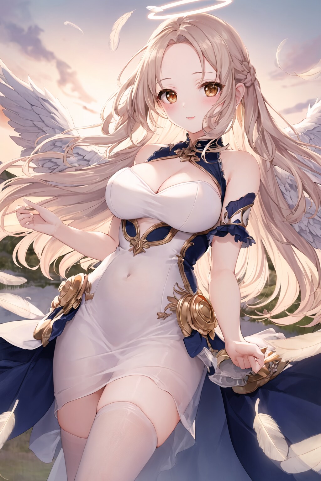 夕暮れの天使ちゃん