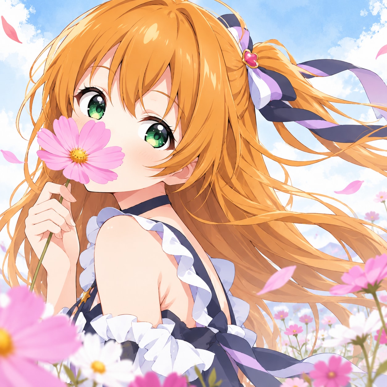 こんにちは秋桜（10）３時のアイドル　GPTimages2.5 | の人気AIイラスト・グラビア