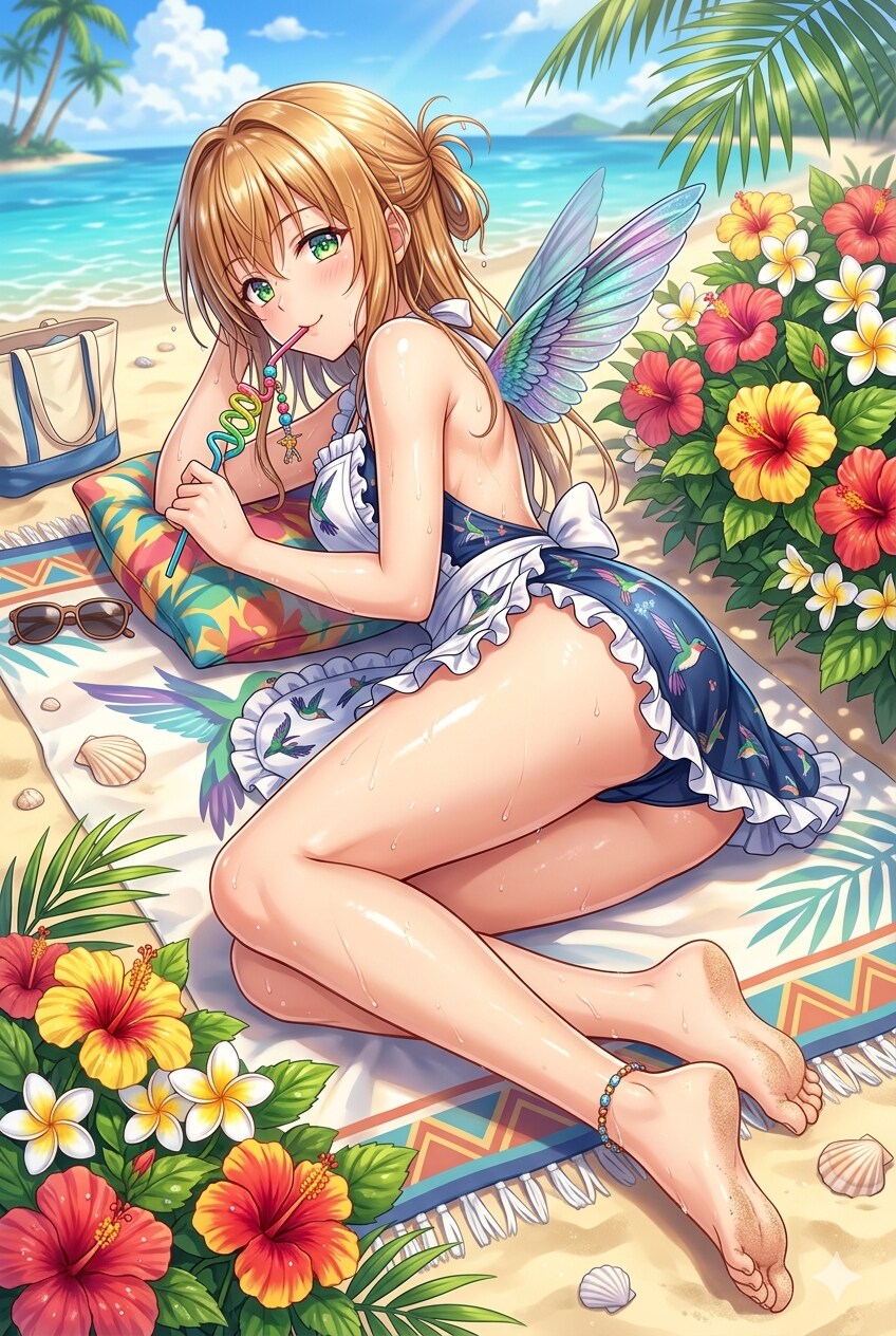 ハチドリ擬人化(かわいいからいいよね？)