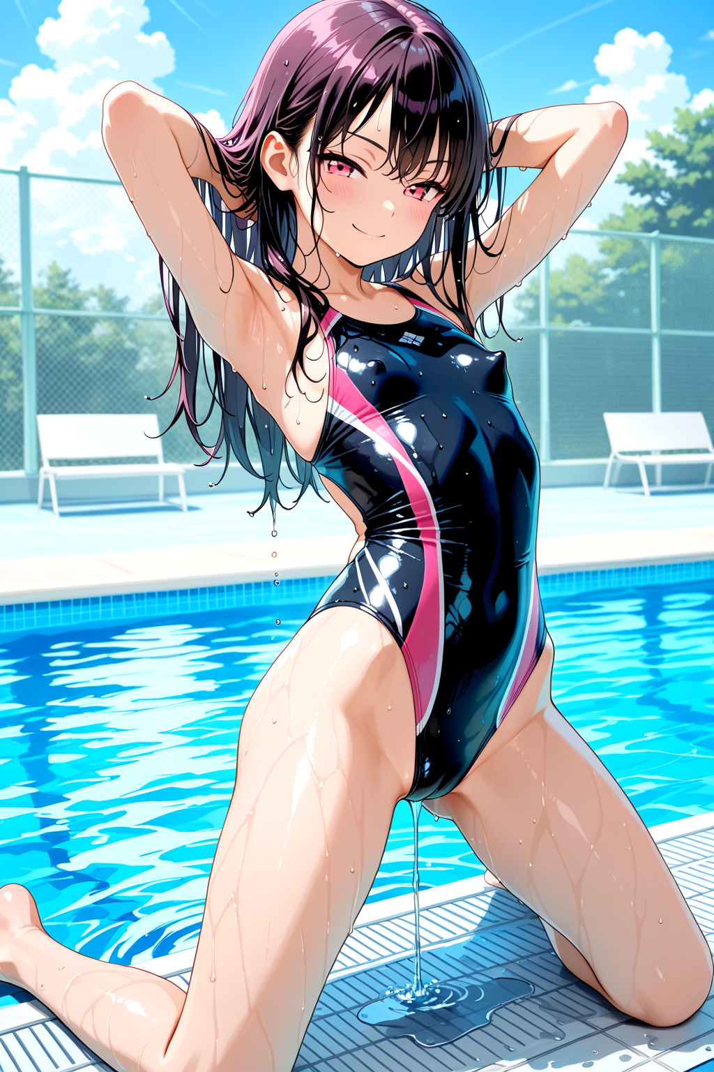 プールサイドの板野ちゃん
