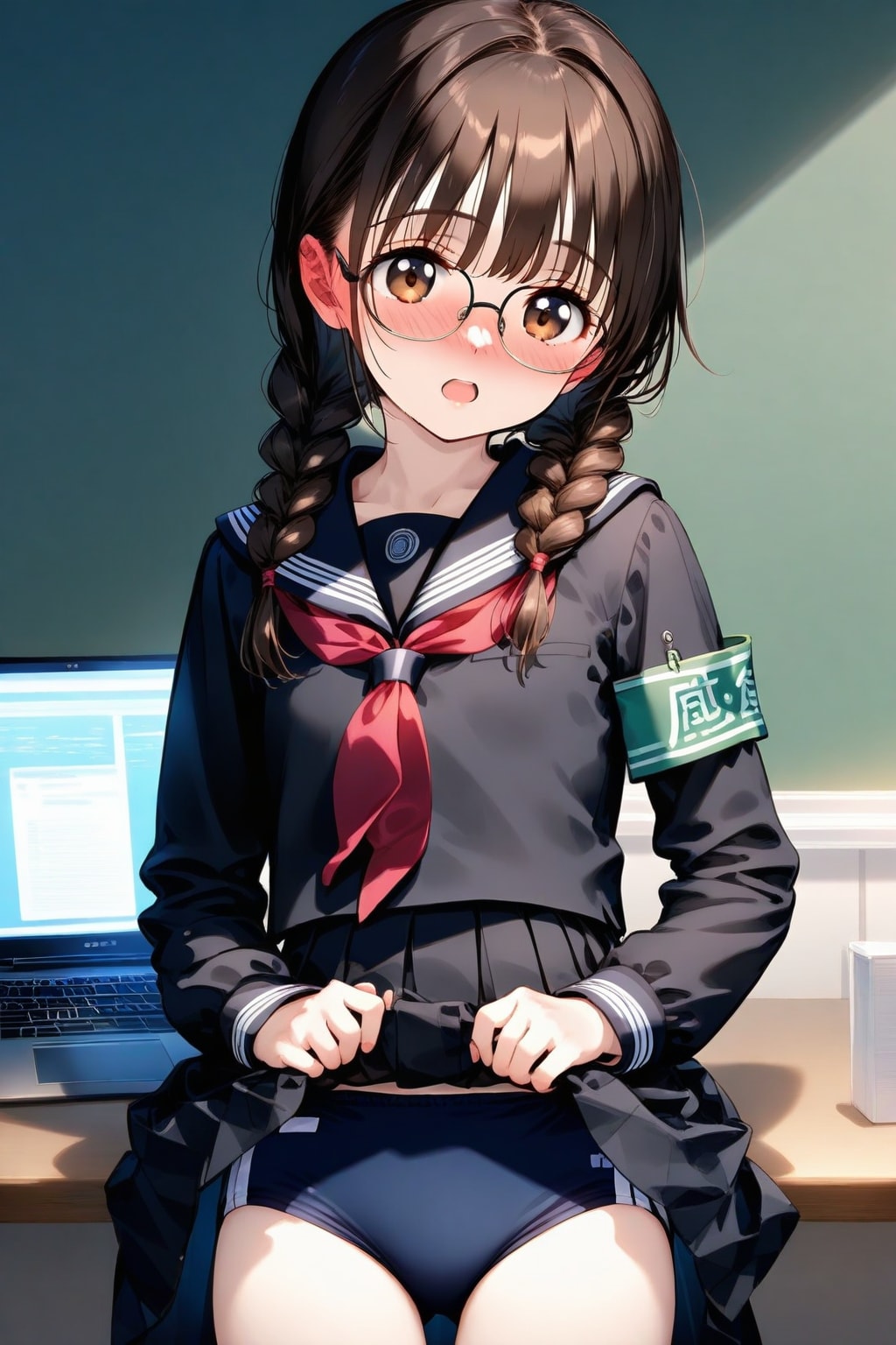 それでも委員長ちゃんはやってくれる　～たくし上げ最高！企画間もなく始まります～