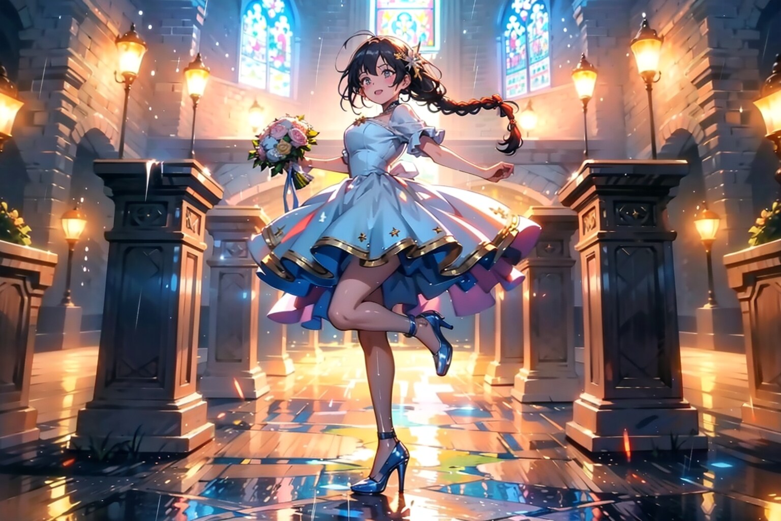 雨の中の花嫁 | の人気AIイラスト・グラビア