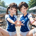 体育祭の部活紹介【バレー部】 3枚目