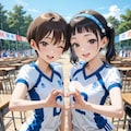 体育祭の部活紹介【バレー部】 2枚目