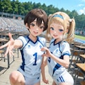体育祭の部活紹介【バレー部】 5枚目