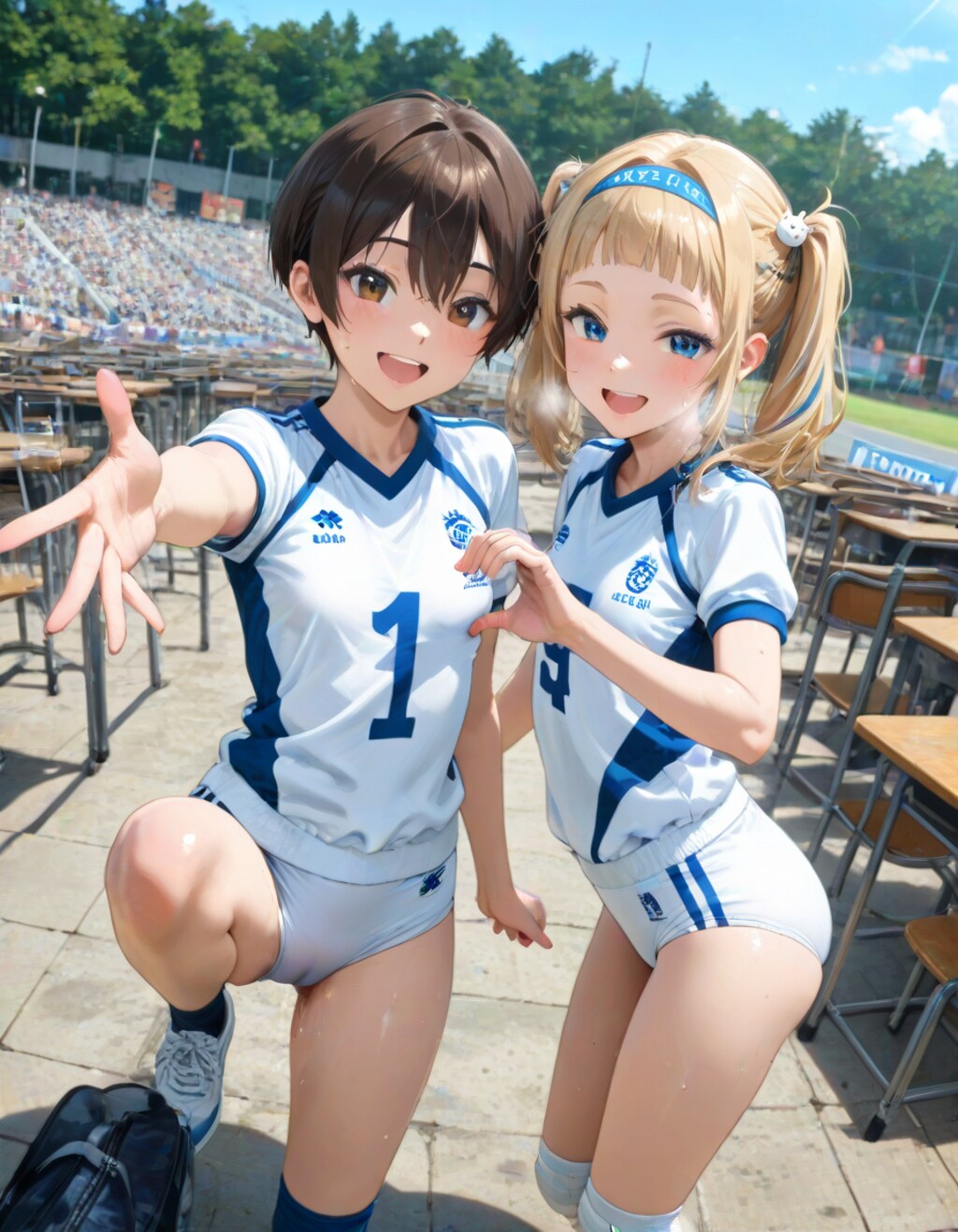 体育祭の部活紹介【バレー部】