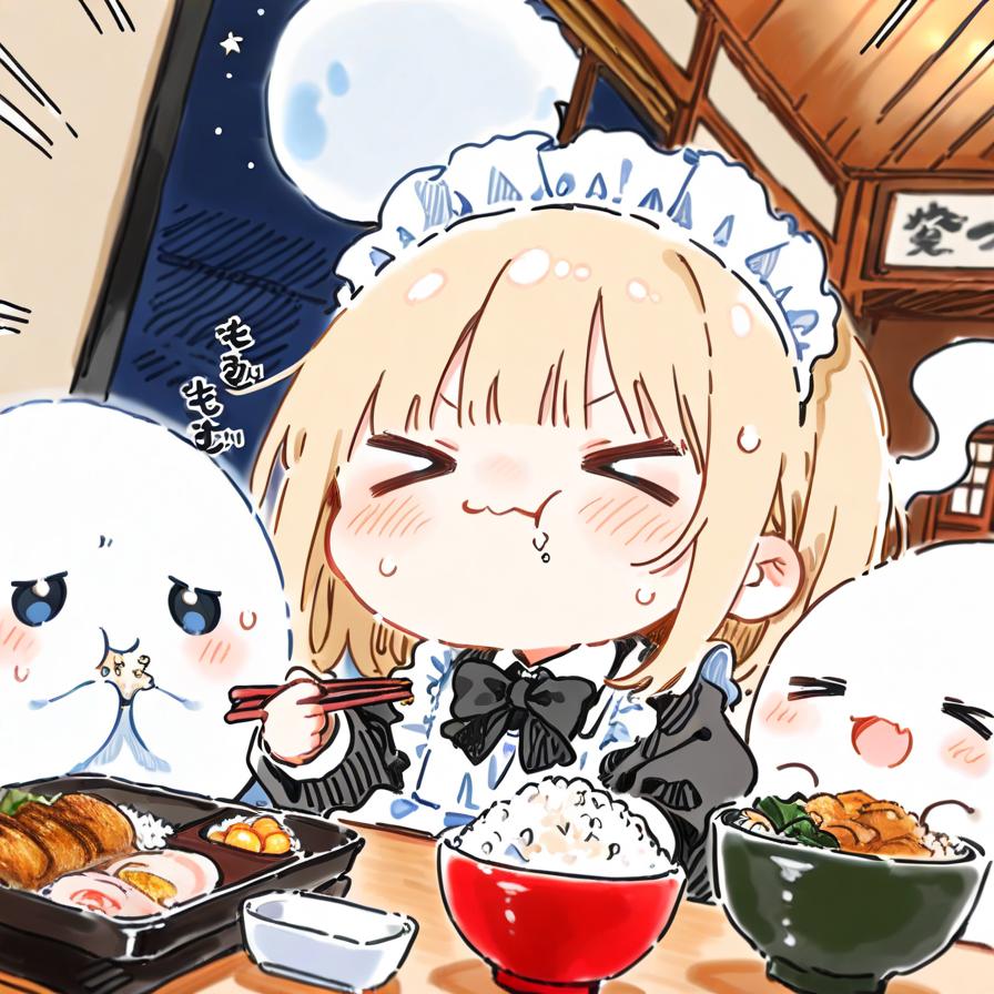 ( ;>ω<)🍚ｳﾏｯ!!ｳﾏｧｧ!!ﾄﾏﾗﾝﾔﾃﾞｪ! 👻💦