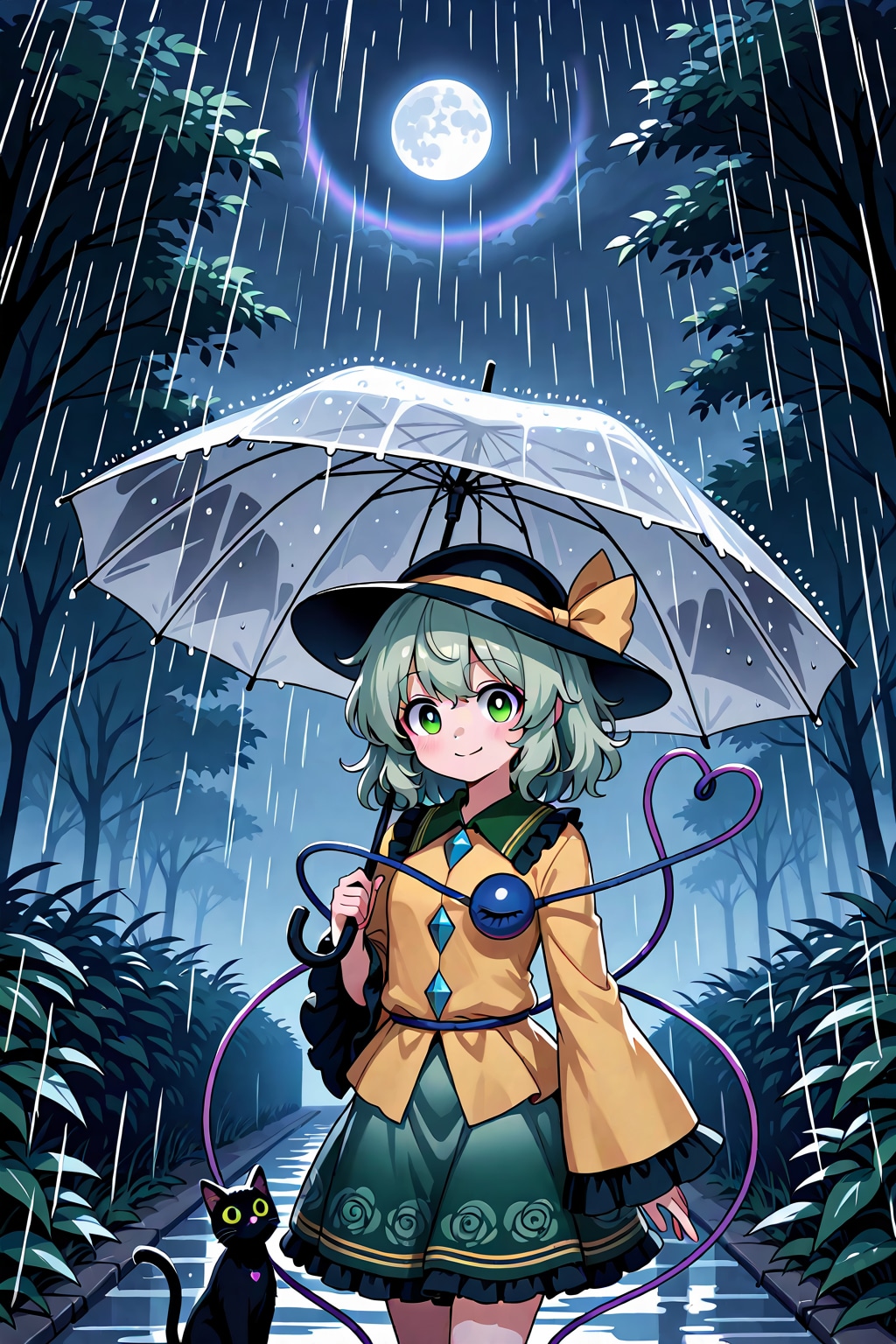 月雨の黒猫デート